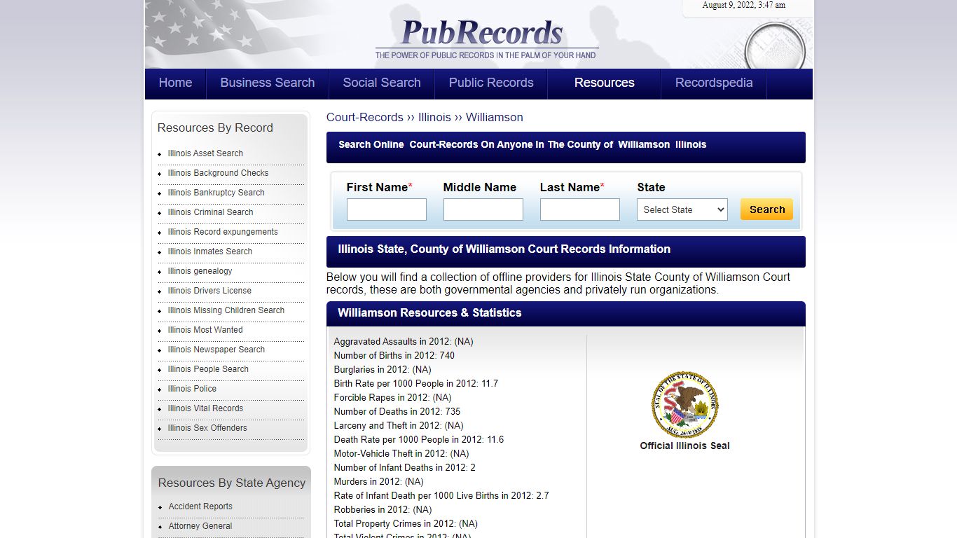 Williamson County, Illinois Court Records